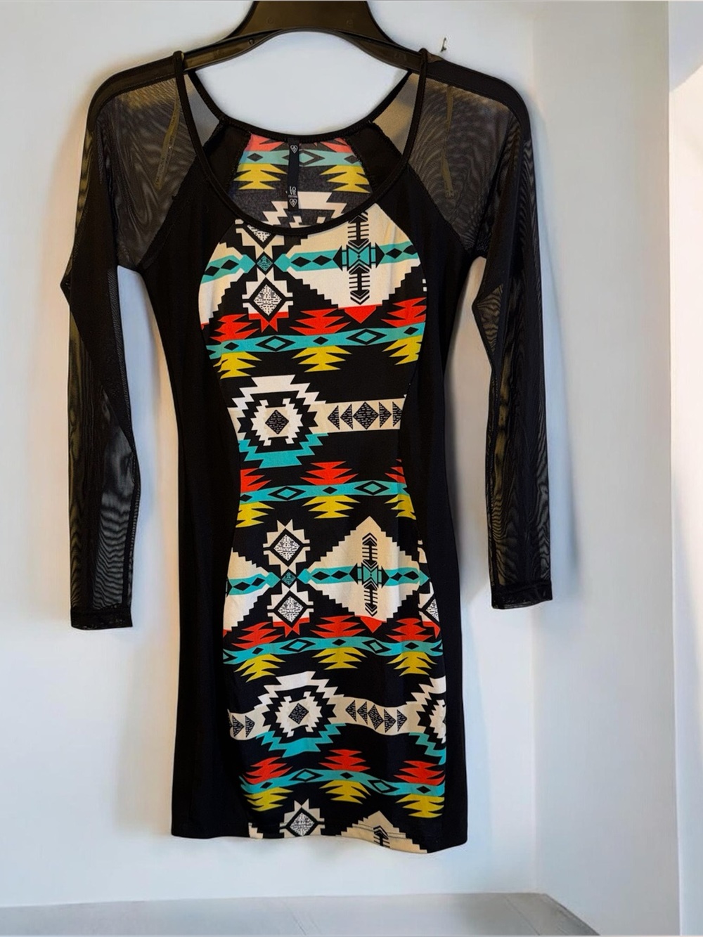Aztec Print Dress